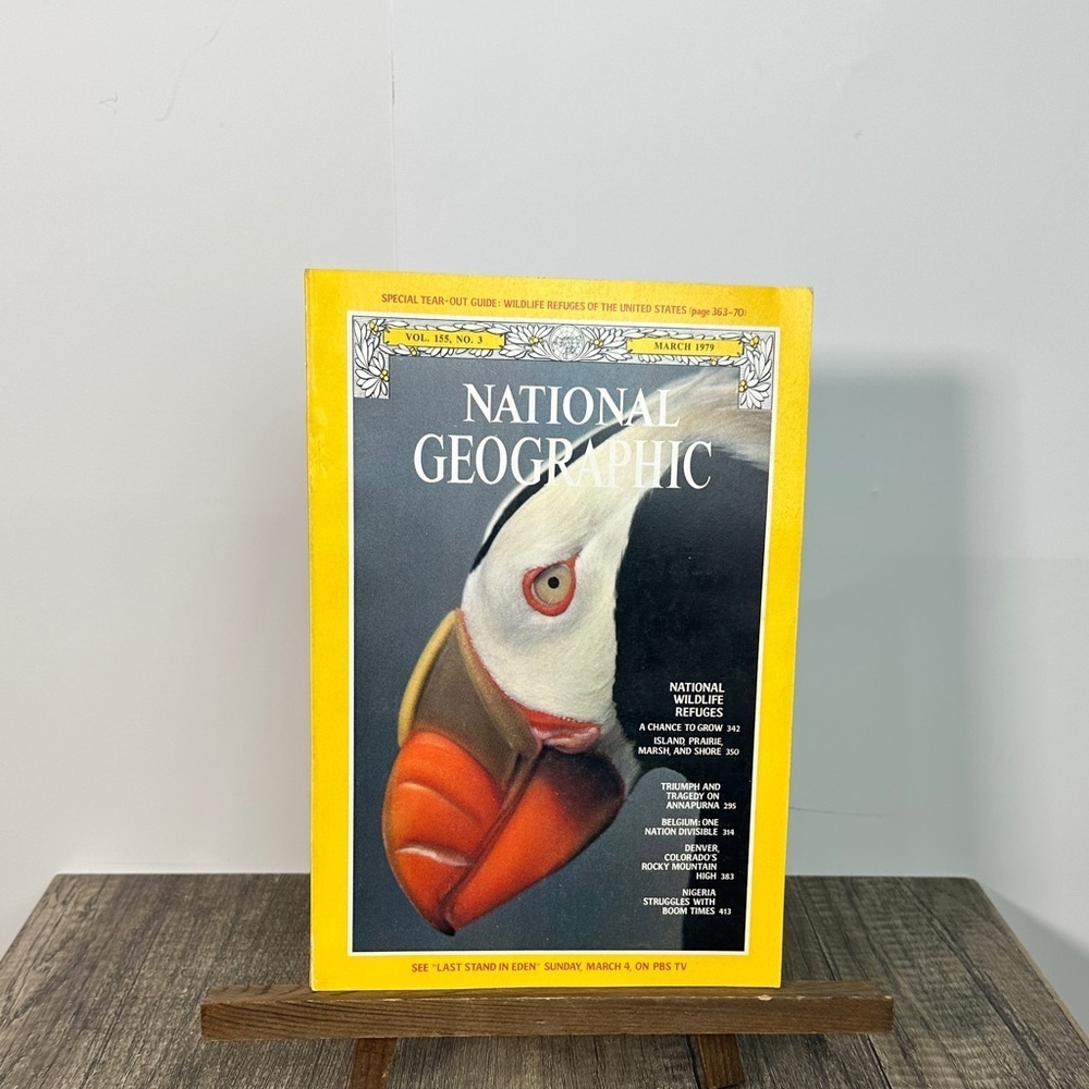 National Geographic Yellow and Orange Coffee Table Book